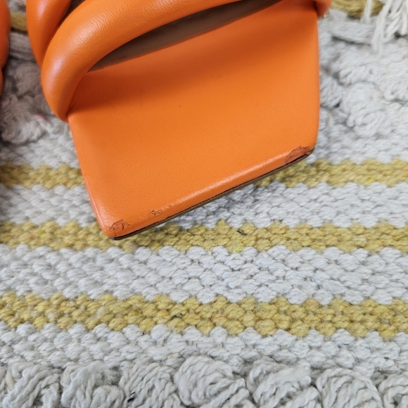 MERCEDES CASTILLO Aline Orangine Silk Nappa Sandal Size 9/39 - Picture 15 of 16